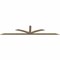 Ekena Millwork Richland Smooth Timber Gable Bracket, Douglas Fir, 108"W x 22"H x 1 1/2"D x 3 1/2"F, 5/12 Pitch GBW108X22X0204RIC00SDF - alternate 5
